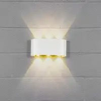 Applique LED murale blanche triple direction 6W - Focal