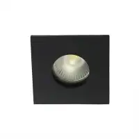 Collerette pour support GU10 - Carrée flat SPLIT - Noir