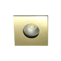 Collerette pour support GU10 - Carrée flat SPLIT - Or brillant