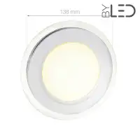 Spot LED en verre 12W - Glass 12 Rond