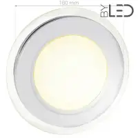 Spot LED en verre 16W - Glass 16 Rond