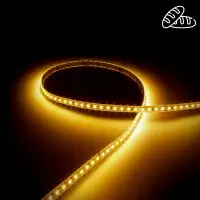 Ruban LED alimentaire IP65 2835 - Spécial Boulangerie & Patisserie - 9,6W/m - 120 LED/m - 5m