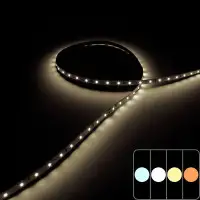 Ruban LED haute fidélité - 4,8W/m - IP20 - Blanc - 60 LED/m - 2835+ - 5m - 24V