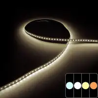 Ruban LED haute fidélité - 9,6W/m - IP20 - Blanc - 120 LED/m - 2835+ - 5m - 24V