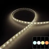 Ruban LED haute fidélité - 4,8W/m - IP68 - Blanc - 60 LED/m - 2835+ - 5m - 24V