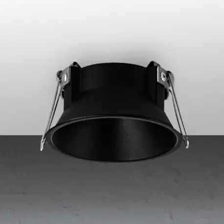 Spot encastrable anti-éblouissement IP20 - GU10 - Noir - Galla