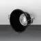 Spot encastrable anti-éblouissement IP20 - GU10 - Noir - Galla