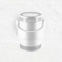 Applique LED murale double sens + anneaux - 6+6W - Blanche - Storm