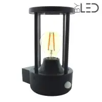 Applique extérieur détecteur de mouvement - TRADI avec ampoule ambrée