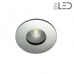 Spot pour ampoule GU10 - Ronde flat SPLIT - Alu mat