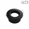 Spot encastrable collerette ronde chanfrein SPLIT - Noir