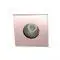 Spot encastrable collerette carrée flat SPLIT - Or rose brillant