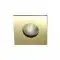 Spot encastrable collerette carrée flat SPLIT - Or brillant
