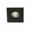 Spot encastrable collerette carrée flat SPLIT - Noir
