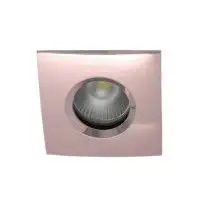 Spot pour ampoule GU10 - Carrée chanfrein SPLIT - Or rose brillant