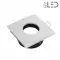 Spot encastrable collerette carrée convex SPLIT - Blanc mat