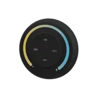 Télécommande tactile Dimmer/CCT murale et portative - MiBoxer S1- Noir