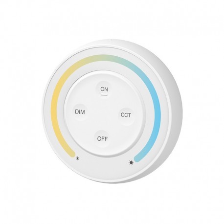 Télécommande tactile Dimmer/CCT murale et amovible - Température de couleur - MiBoxer S1- Blanc