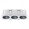 Spot LED encastré double carré blanc réflecteur canon de fusil 2x7W – Miror
