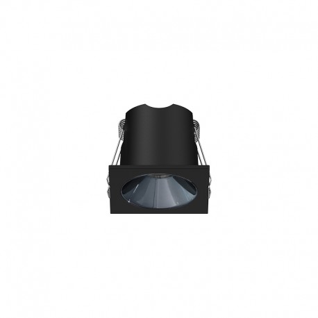 Spot LED encastré carré noir réflecteur canon de fusil 7W – 36° - MIROR