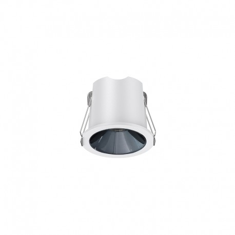 Spot LED encastré rond blanc réflecteur canon de fusil 7W - 36° - Miror