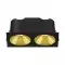 Collerette couleurs pour Spot carré noir 14W - Miror