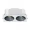 Collerette couleurs pour Spot carré blanc 14W - Miror