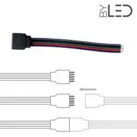 Connecteur ruban LED RGB+W 5 broches
