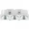 Collerette couleurs pour Spot carré blanc triple 30W - Miror