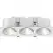 Collerette couleurs pour Spot carré blanc triple 30W - Miror