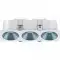 Collerette couleurs pour Spot carré blanc triple 30W - Miror