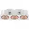 Collerette couleurs pour Spot carré blanc triple 30W - Miror