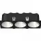 Collerette couleurs pour Spot carré noir triple 30W - Miror
