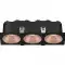 Collerette couleurs pour Spot carré noir triple 30W - Miror