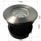 Spot LED encastré de sol rond inox 10W - 230V - QINOX 150 mm