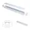 Profilé aluminium encastrable pour ruban LED - E04 Blanc - CRAFT