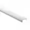 Profilé aluminium blanc encastrable pour ruban LED