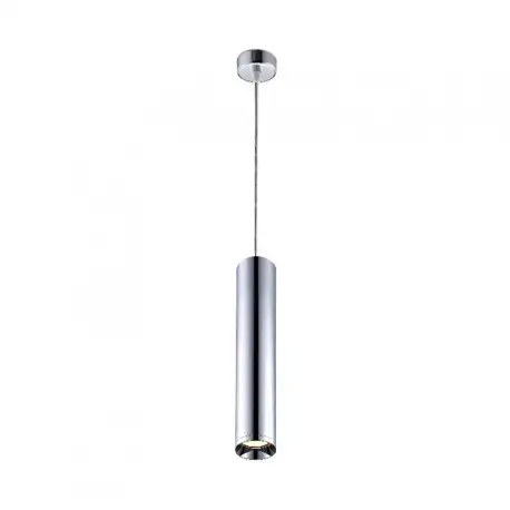 Suspension LED plafond - GU10 130cm Chrome