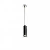 Luminaire suspendu GU10 115cm Noir chromé