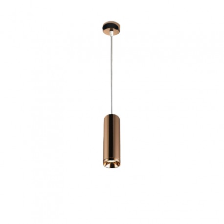 Luminaire suspendu GU10 115cm - Or rose cuivre