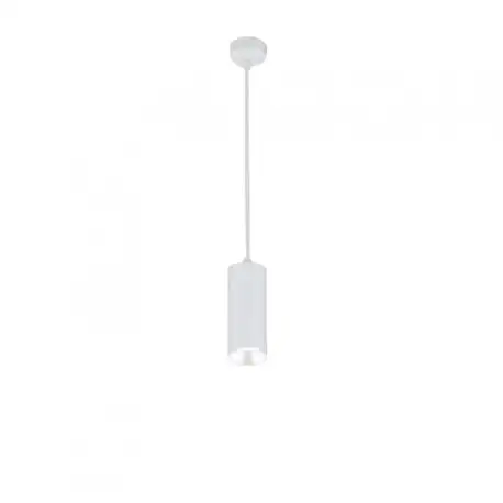 Luminaire suspendu GU10 115cm - Blanc sablé