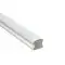 Profilé aluminium blanc en applique pour ruban LED