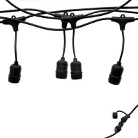 Guirlande guinguette d'extérieur "Conex" - IP65 - Culot E27 - 5 mètres