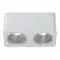 Collerette couleurs pour Spot carré blanc double 24W - Shine