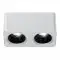 Collerette couleurs pour Spot carré blanc double 24W - Shine