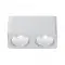 Collerette couleurs pour Spot carré blanc 14W - Shine