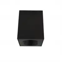 Applique GU10 cubique pour plafond - RT2020 - IP65 - Noir Sablé - RUBYK