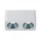 Collerette couleurs pour Spot carré blanc 14W - Shine