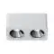 Collerette couleurs pour Spot carré blanc 14W - Shine