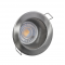 Spot encastrable anti-éblouissement nickel satiné IP20 pour LED GU10 – DEEEN